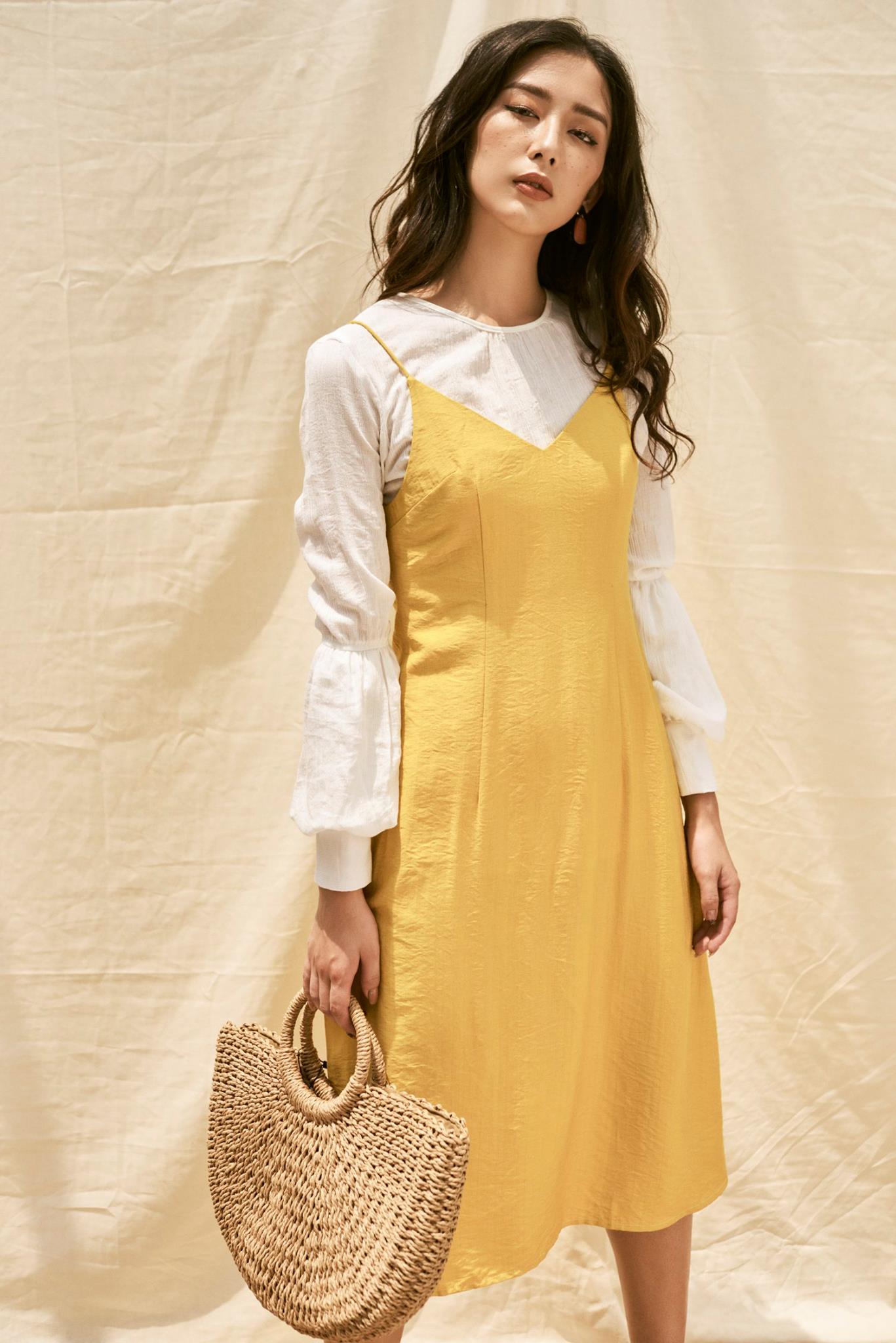 Yellow Cami Dress