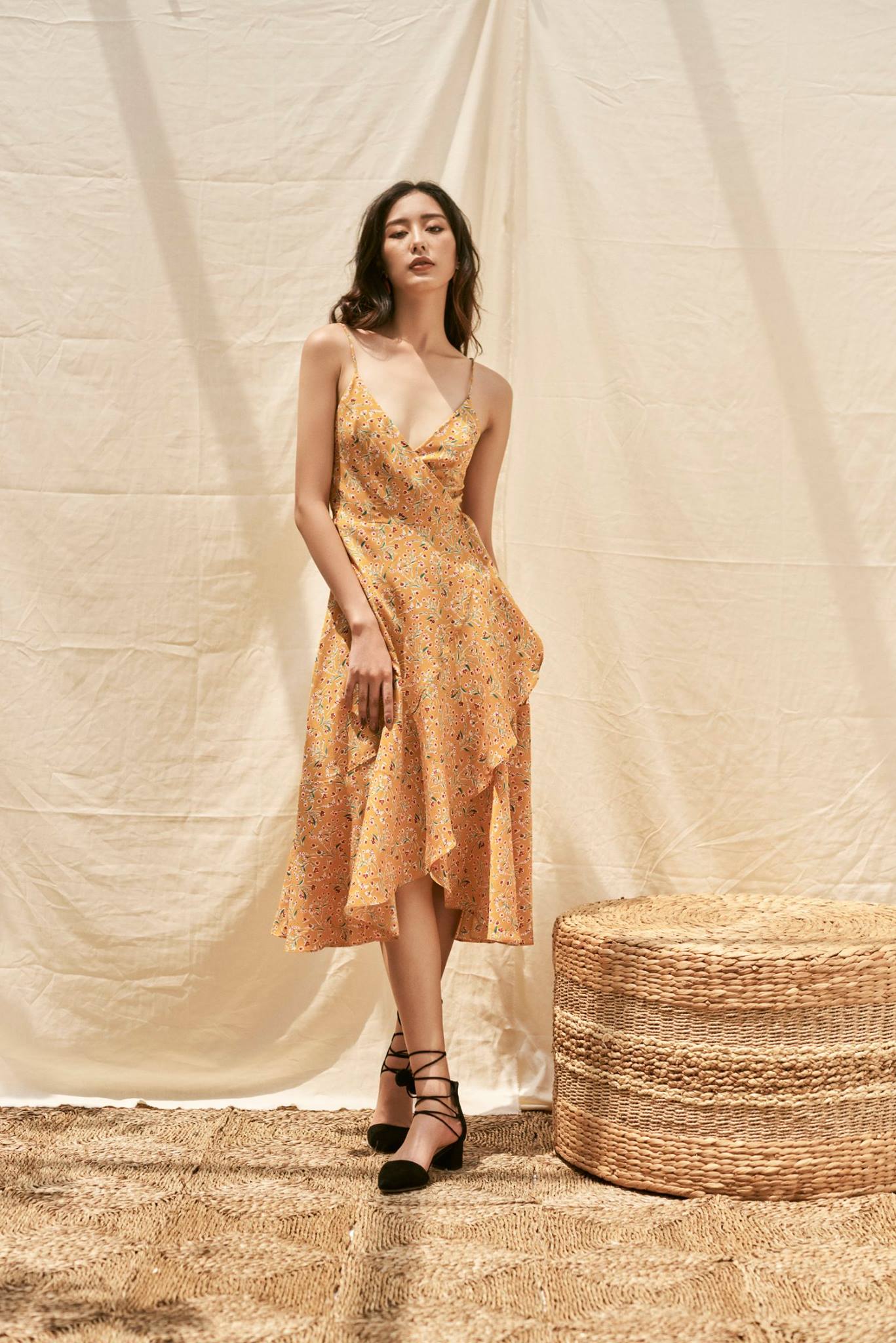 Yellow Floral Dress